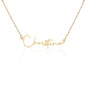 HeartCalligraphy - Personalized Signature Style Custom Name Necklace