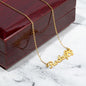 HeartCalligraphy - Personalized Paw Print Name Necklace