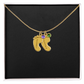 HeartScriptions - Engraved Baby Feet Necklace with Birthstone