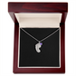 HeartScriptions - Engraved Baby Feet Necklace with Birthstone