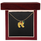 HeartScriptions - Engraved Baby Feet Necklace with Birthstone