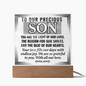 HeartWork - Acrylic Square Plaque - Son Light of Our Lives