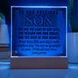 HeartWork - Acrylic Square Plaque - Son Light of Our Lives
