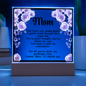 HeartWork - Acrylic Square Plaque - Mom Cherish You