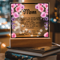 HeartWork - Acrylic Square Plaque - Mom Cherish You
