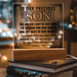 HeartWork - Acrylic Square Plaque - Son Light of Our Lives