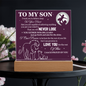 HeartWork - Acrylic Square Plaque - To My Son
