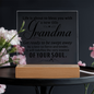 HeartWork - Acrylic Square Plaque - Grandma New Title