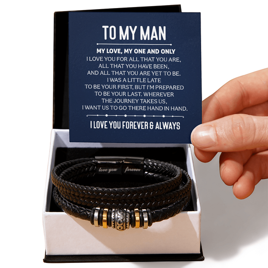 HeartStrings - Love You Forever Bracelet - To My Man