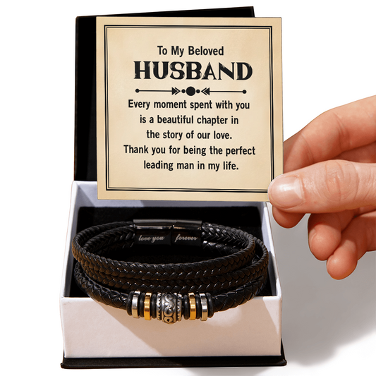 HeartStrings - Love You Forever Bracelet - To My Beloved Husband