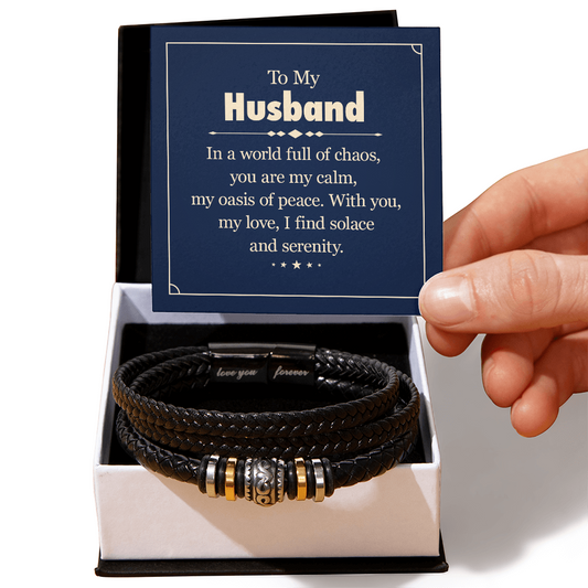 HeartStrings - Love You Forever Bracelet - To My Husband In a World Full of Chaos