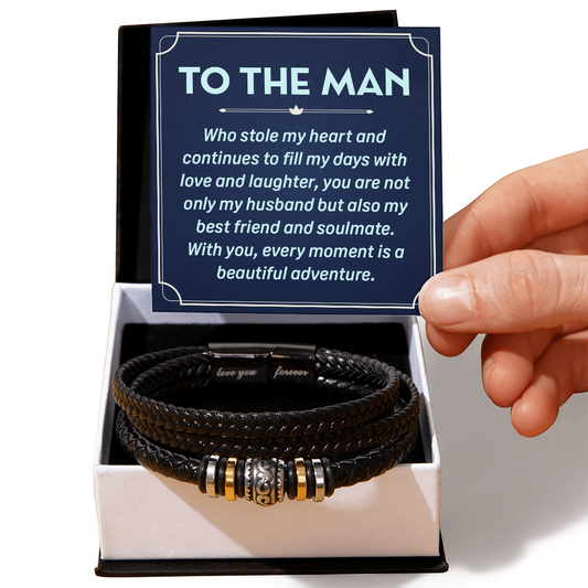 HeartStrings - Love You Forever Bracelet - To The Man Who Stole My Heart