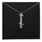HeartCalligraphy - Custom Multi Vertical Name Necklace