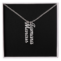 HeartCalligraphy - Custom Multi Vertical Name Necklace