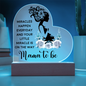 HeartWork - Acrylic Heart Plaque - Mama To Be