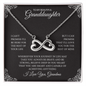 HeartStrings - Endless Love Necklace - Granddaughter Love You For The Rest of My Life
