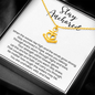 HeartStrings - Anchor Pendant Necklace - Stay Anchored