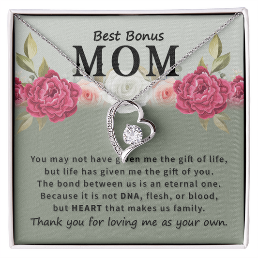 HeartStrings - Forever Love Necklace - Best Bonus Mom