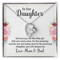 HeartStrings - Forever Love Necklace - Daughter Little Girl You Once Were