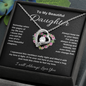 HeartStrings - Forever Love Necklace - Daughter Always Love You