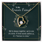 HeartStrings - Forever Love Necklace - Forever Friend Partners in Crime
