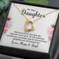 HeartStrings - Forever Love Necklace - Daughter Little Girl You Once Were