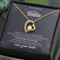 HeartStrings - Forever Love Necklace - My Badass Bestie