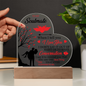HeartWork - Acrylic Heart Plaque - Soulmate Best Thing That Ever Happen To Me