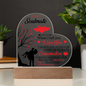 HeartWork - Acrylic Heart Plaque - Soulmate Best Thing That Ever Happen To Me