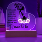 HeartWork - Acrylic Heart Plaque - Mama To Be