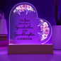 HeartWork - Acrylic Heart Plaque - Love Between Grandmother & Granddaughter