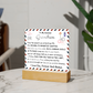 HeartWork - Acrylic Square Plaque - Grandson My Greatest Blessings