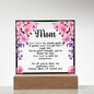 HeartWork - Acrylic Square Plaque - Mom Cherish You