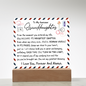 HeartWork - Acrylic Square Plaque - Granddaughter My Greatest Blessings