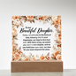 HeartWork - Acrylic Square Plaque - Daughter New Chapter