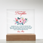 HeartWork - Acrylic Square Plaque - Daughter Journey In Life