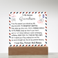 HeartWork - Acrylic Square Plaque - Grandson My Greatest Blessings