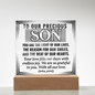 HeartWork - Acrylic Square Plaque - Son Light of Our Lives
