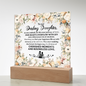 HeartWork - Acrylic Square Plaque - Daughter Wedding Day
