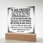 HeartWork - Acrylic Square Plaque - Son Light of Our Lives