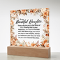 HeartWork - Acrylic Square Plaque - Daughter New Chapter