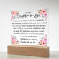 HeartWork - Acrylic Square Plaque - Daughter-In-Law Special Girl