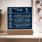 HeartWork - Acrylic Square Plaque - Wife Never Forget