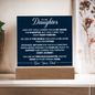 HeartWork - Acrylic Square Plaque - Daughter Eternal Home