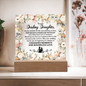 HeartWork - Acrylic Square Plaque - Daughter Wedding Day