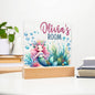 HeartWork - Acrylic Square Plaque - Mermaid Room (Personalized)