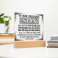 HeartWork - Acrylic Square Plaque - Son Light of Our Lives