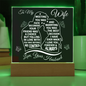 HeartWork - Acrylic Square Plaque - Wife Meeting Your Was Fate