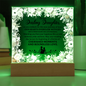 HeartWork - Acrylic Square Plaque - Daughter Wedding Day