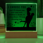 HeartWork - Acrylic Square Plaque - I Choose You